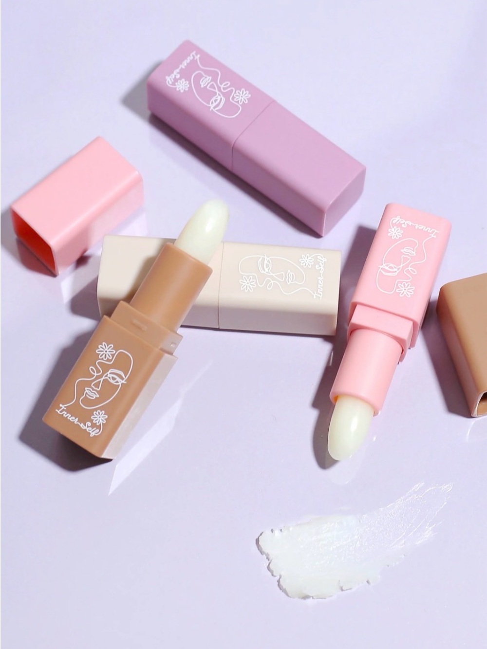 Lip Balms, Set of 2 - Strawberry and Almond Butter